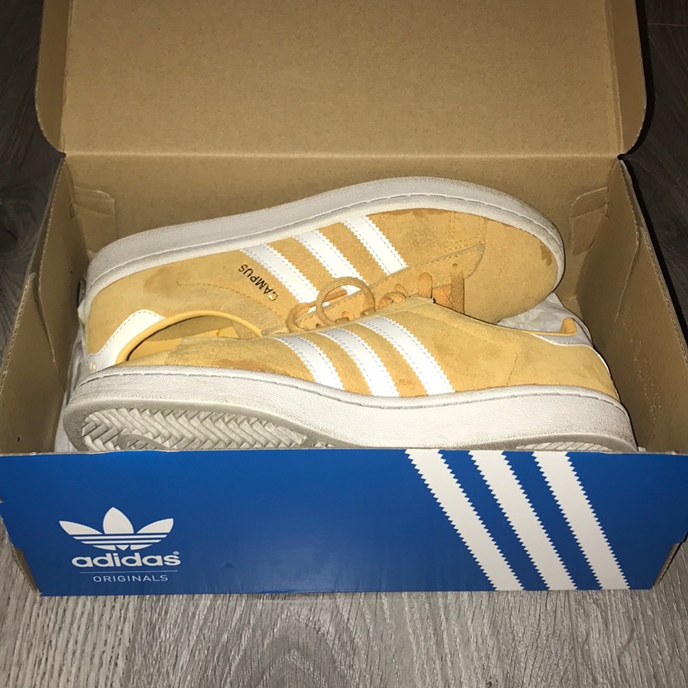 Yellow woman’s campus originals adidas